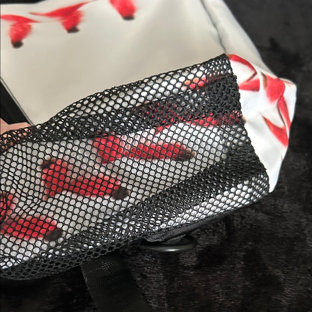 Baseball White and Red Sling Bag - Picture 7 of 8